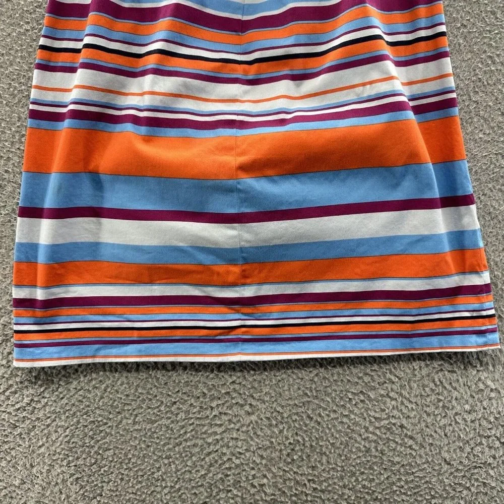 J. Crew Skirt Women's‎ 2 Multi Colored Striped Pocket Tube Skirt Ladies 2
